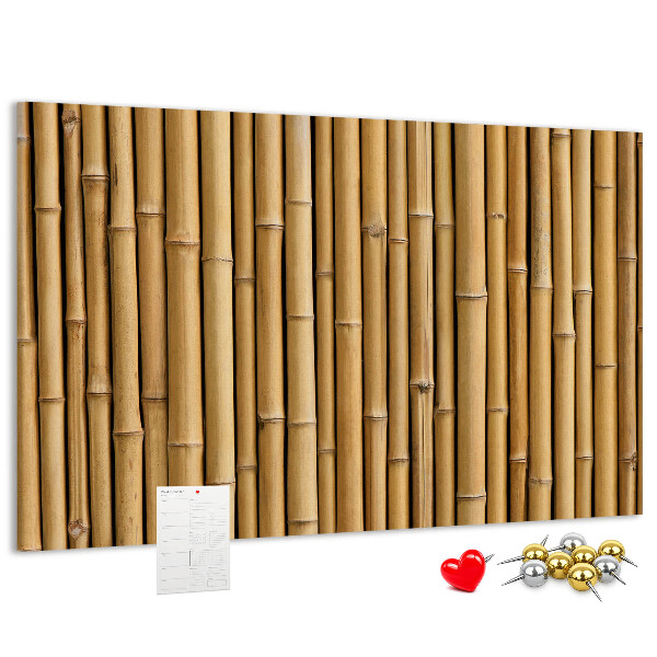Tableau de liège Fond en bois de bambou naturel