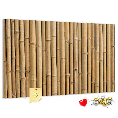 Tableau de liège Fond en bois de bambou naturel