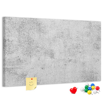 Tableau de liège Motif en béton gris texturé.