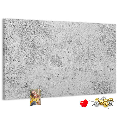 Tableau de liège Motif en béton gris texturé.