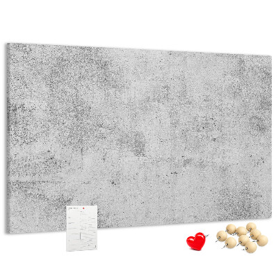 Tableau de liège Motif en béton gris texturé.