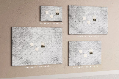 Tableau de liège Motif en béton gris texturé.