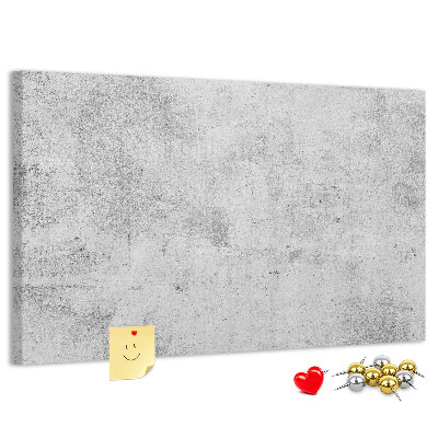 Tableau de liège Motif en béton gris texturé.