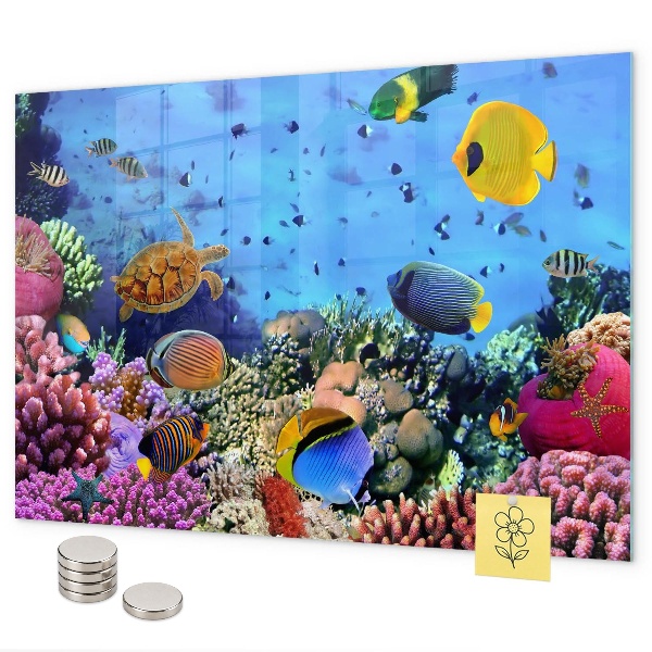 Tableau magnétique La vie sous-marine