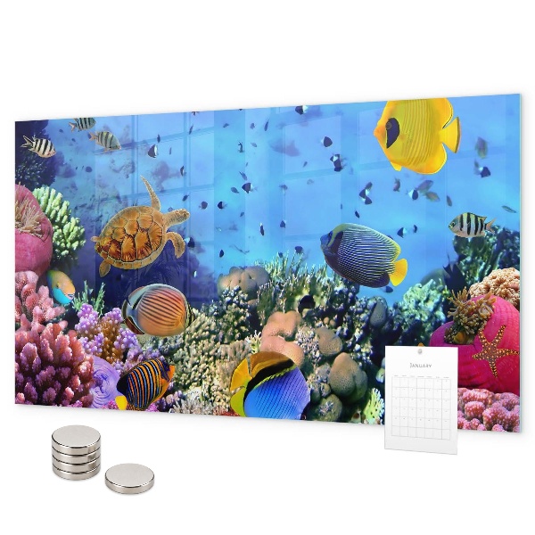 Tableau magnétique La vie sous-marine