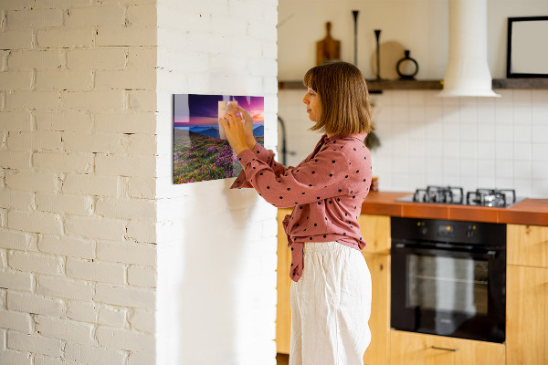 Tableau magnétique Fleurs du lever du soleil