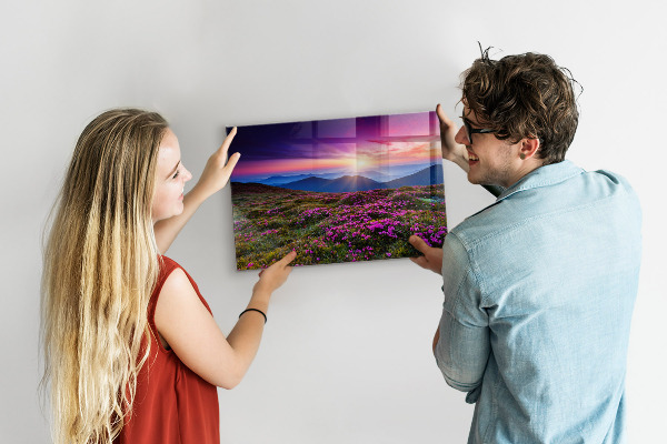 Tableau magnétique Fleurs du lever du soleil