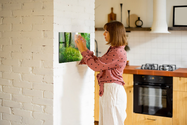Tableau magnétique mural nature printanière