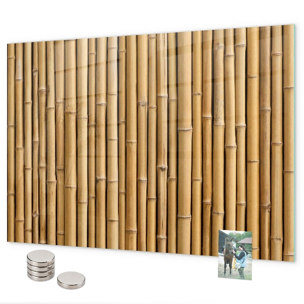 Tableau magnétique bâtons de bambou