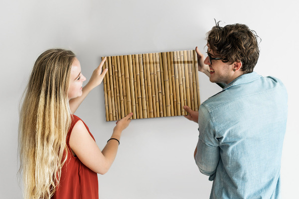 Tableau magnétique bâtons de bambou
