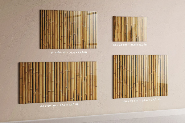 Tableau magnétique bâtons de bambou