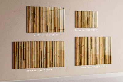 Tableau magnétique bâtons de bambou