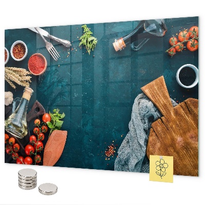 Tableau magnétique mural Ustensiles de cuisine