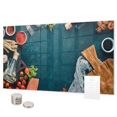 Tableau magnétique mural Ustensiles de cuisine