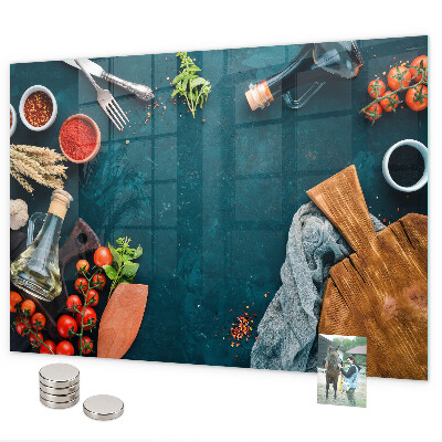 Tableau magnétique mural Ustensiles de cuisine