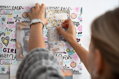 Tableau magnétique Graffiti