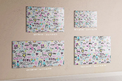 Tableau magnétique Graffiti