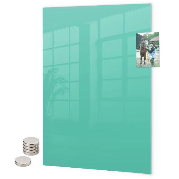 Tableau magnétique décoratif couleur turquoise