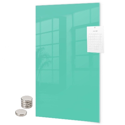 Tableau magnétique décoratif couleur turquoise