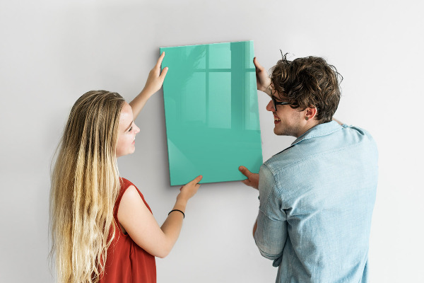 Tableau magnétique décoratif couleur turquoise