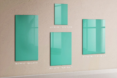 Tableau magnétique décoratif couleur turquoise