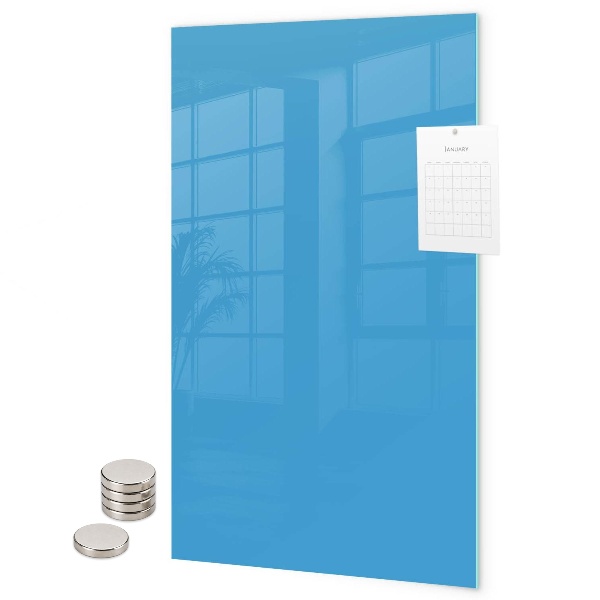 Tableau magnétique décoratif Couleur bleue