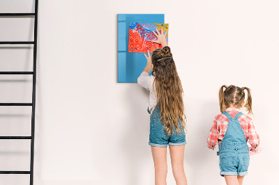 Tableau magnétique décoratif Couleur bleue