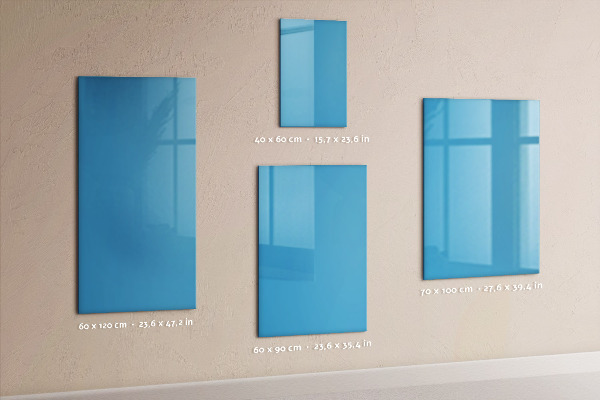 Tableau magnétique décoratif Couleur bleue
