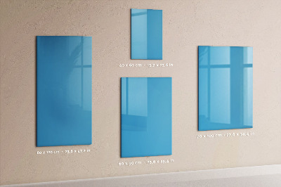Tableau magnétique décoratif Couleur bleue