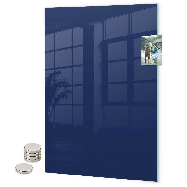 Tableau magnétique décoratif Couleur : bleu marine foncé
