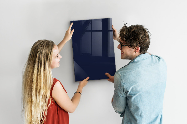 Tableau magnétique décoratif Couleur : bleu marine foncé