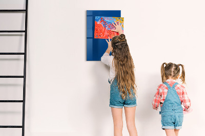 Tableau aimanté Couleur bleue