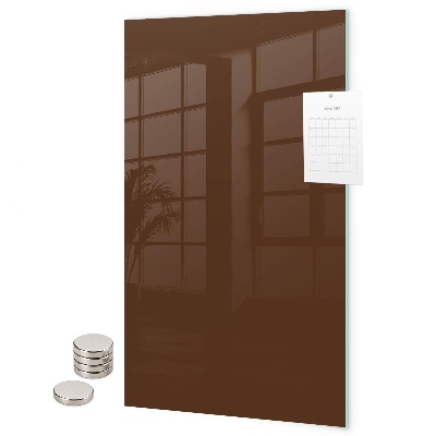 Tableau magnétique décoratif Couleur brune