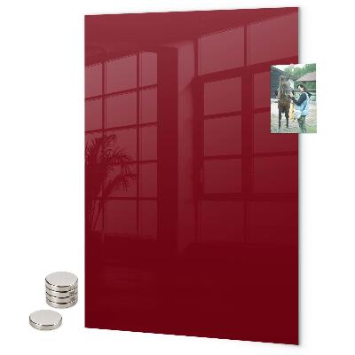 Tableau aimanté couleur bordeaux