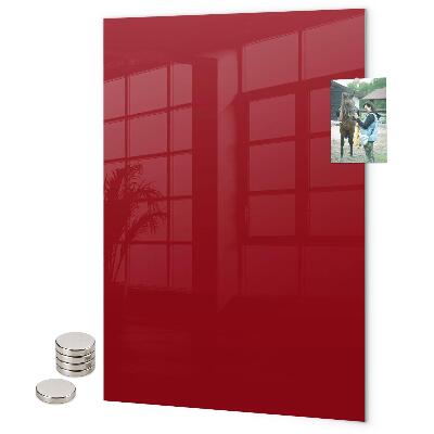 Tableau magnétique décoratif couleur rouge