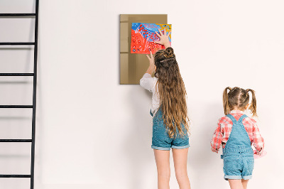 Tableau aimanté couleur beige foncé