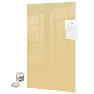 Tableau magnétique décoratif couleur crème