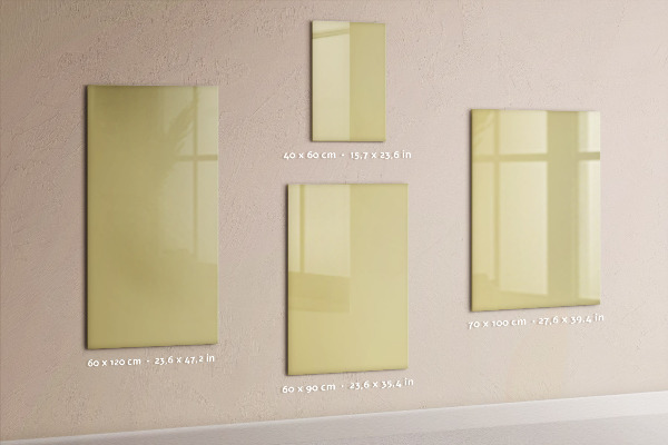 Tableau magnétique décoratif couleur crème