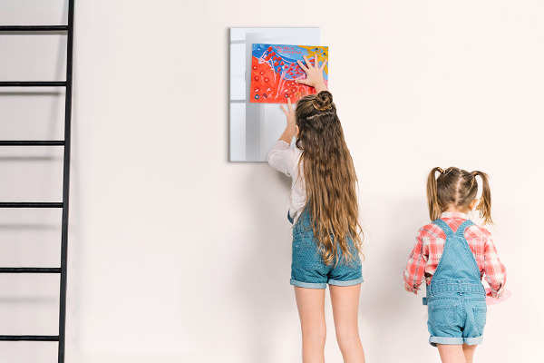 Tableau aimanté Couleur : blanc foncé