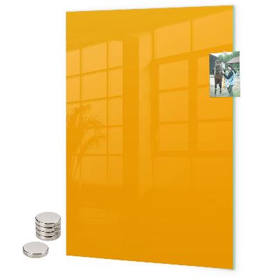 Tableau magnétique décoratif couleur jaune clair
