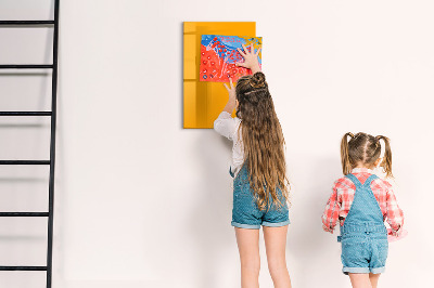 Tableau aimanté couleur dorée
