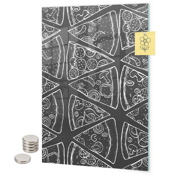 Tableau aimanté pizza italienne