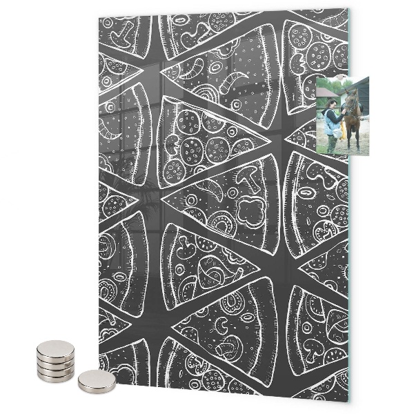 Tableau aimanté pizza italienne