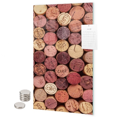 Tableau aimanté bouchons de vin