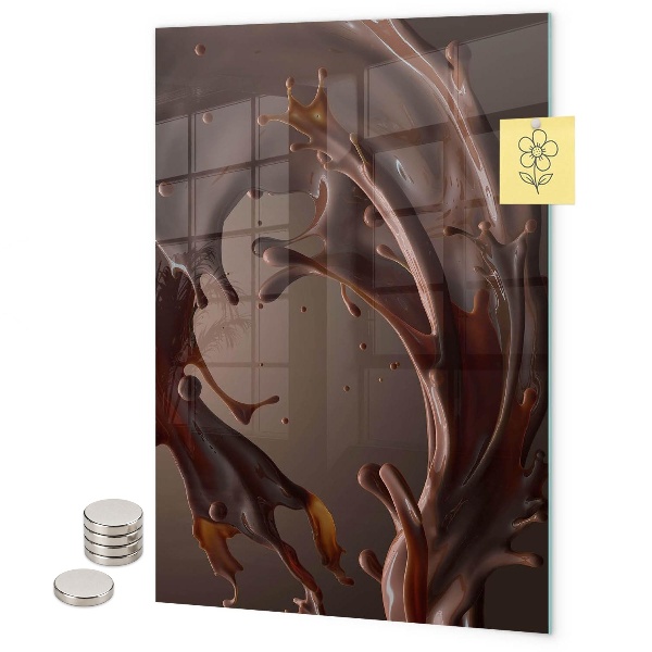 Tableau magnétique décoratif Chocolat renversé