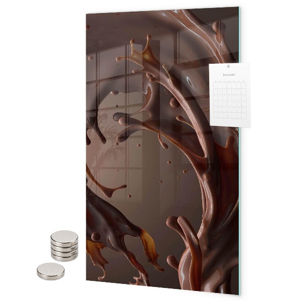 Tableau magnétique décoratif Chocolat renversé