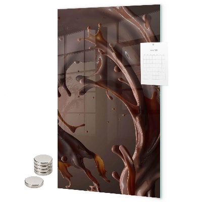 Tableau magnétique décoratif Chocolat renversé