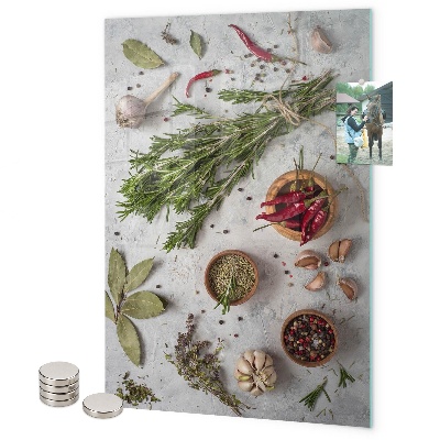 Tableau aimanté herbes aromatiques