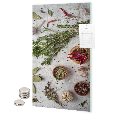 Tableau aimanté herbes aromatiques
