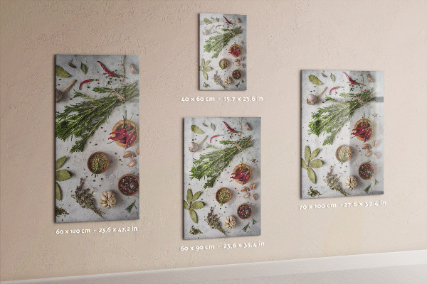 Tableau aimanté herbes aromatiques